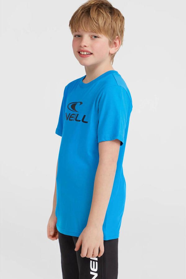 O'Neill T-shirt met logo blauw Jongens Katoen Ronde hals Logo 128