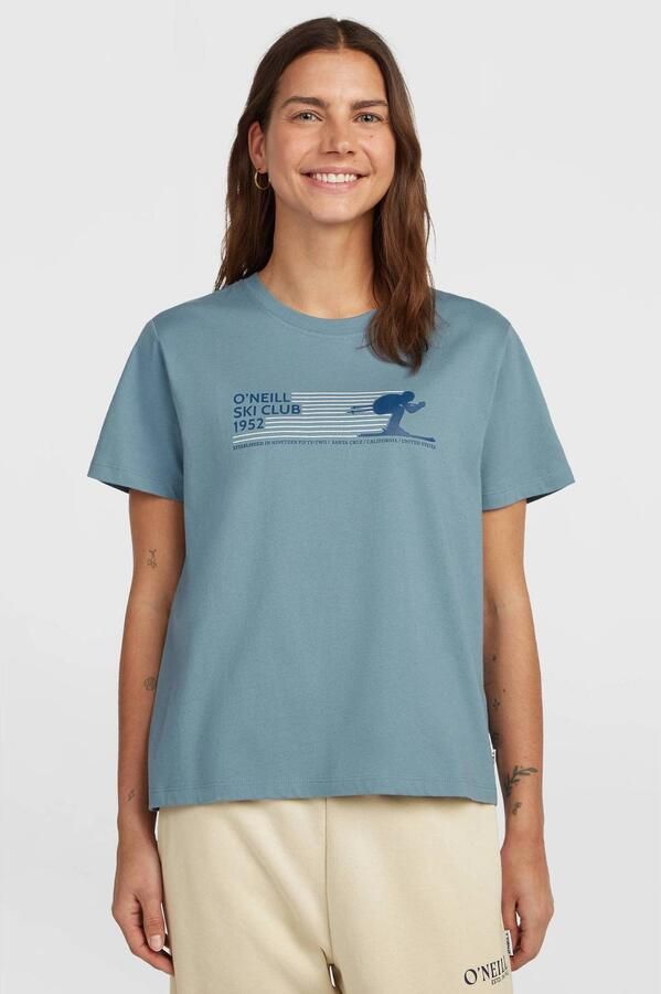 O'Neill T-shirt met print blauw