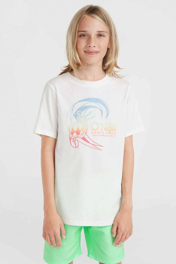 O'Neill T-shirt met printopdruk wit Jongens Katoen Ronde hals Printopdruk 164 - Foto 2