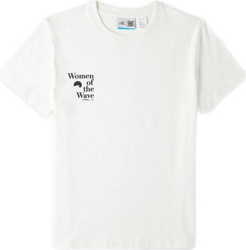 O'Neill T-shirt met tekst wit Meisjes Sweat Ronde hals Tekst 128
