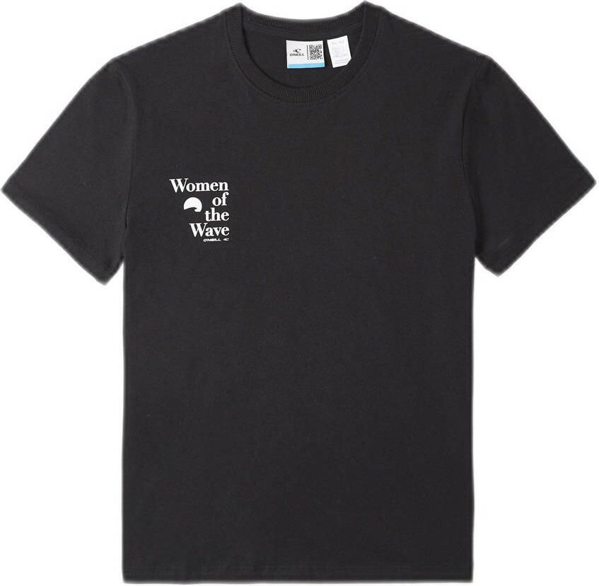 O'Neill T-shirt met tekst zwart wit Meisjes Sweat Ronde hals Tekst 152