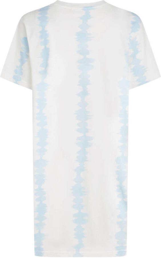 O'Neill t-shirtjurk korte jurk wit - Foto 3