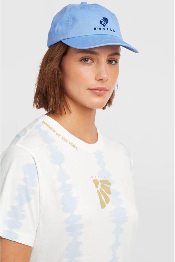 O'Neill t-shirtjurk korte jurk wit - Foto 2