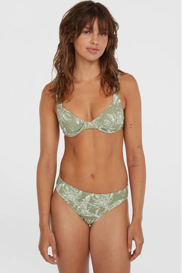 O'Neill voorgevormde beugel bikini set Saltwater Elsie Rita groen wit