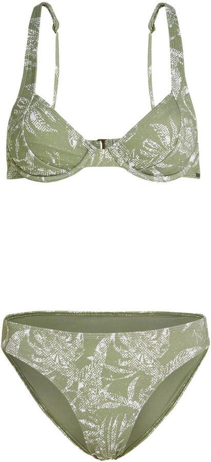 O'Neill voorgevormde beugel bikini set Saltwater Elsie Rita groen wit - Foto 3
