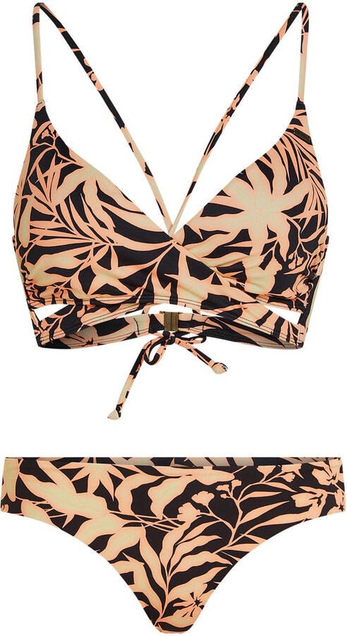 O'Neill voorgevormde bikini set Baay Maoi zwart lichtroze