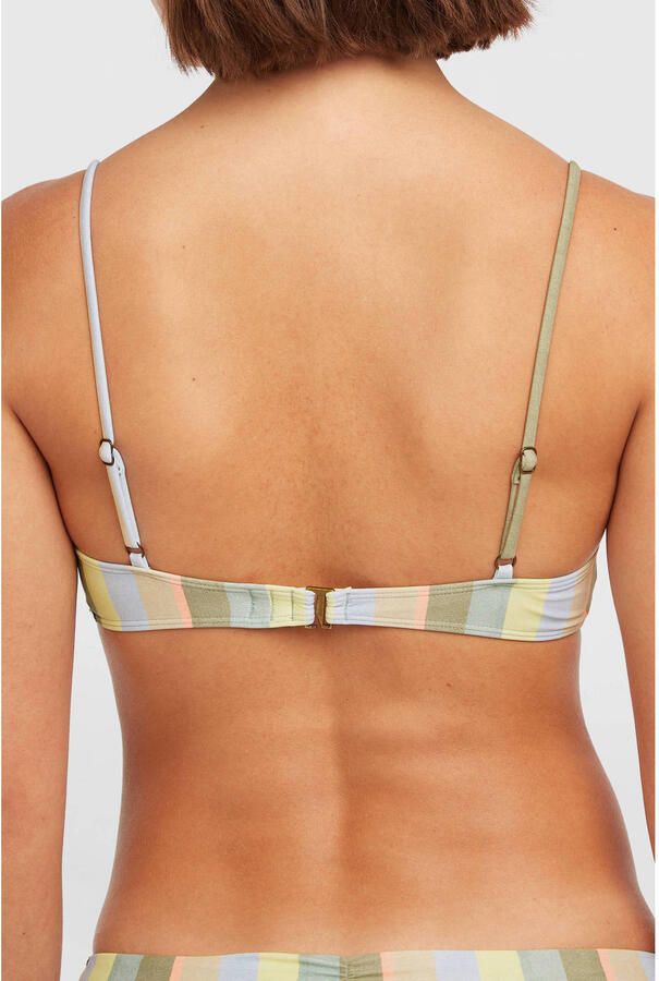 O'Neill voorgevormde bikini set Malibu Matira groen lichtblauw geel - Foto 2