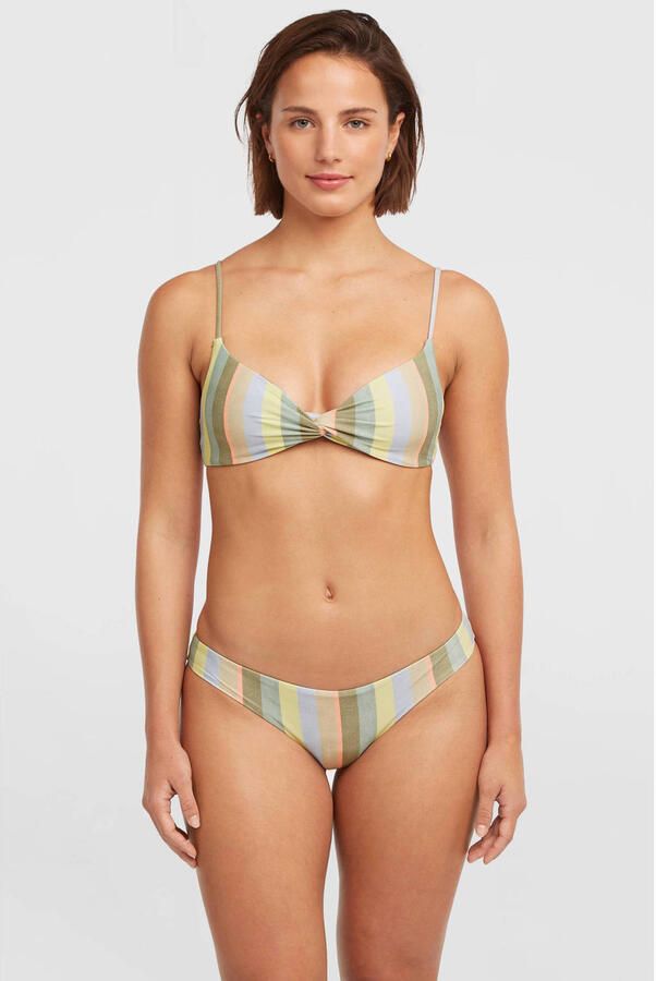 O'Neill voorgevormde bikini set Malibu Matira groen lichtblauw geel - Foto 3