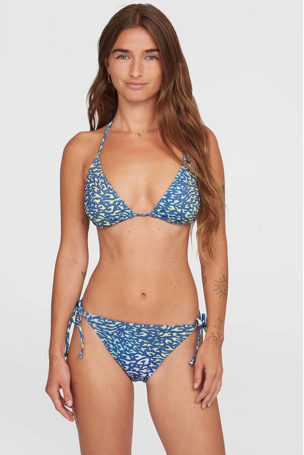 O'Neill voorgevormde triangel bikini Capri Bondey blauw geel - Foto 2