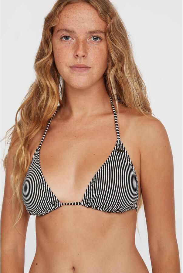 O'Neill voorgevormde triangel bikini set Capri Bondey zwart wit