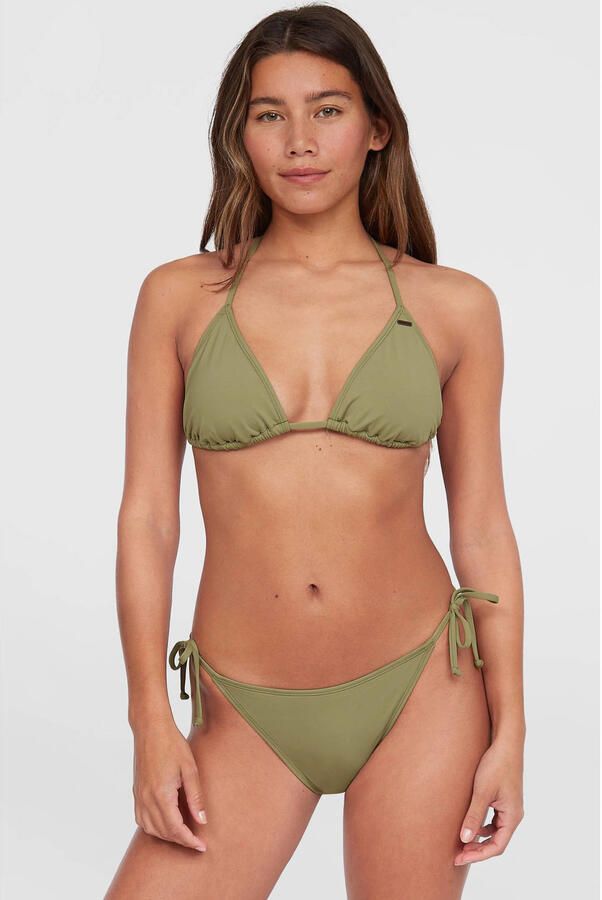 O'Neill voorgevormde triangel bikini Capry Bondey olijfgroen