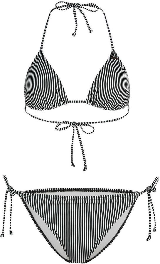 O'Neill voorgevormde triangel bikini set Capri Bondey zwart wit - Foto 3