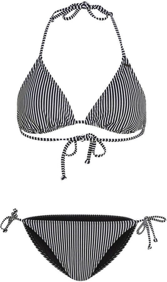 O'Neill voorgevormde triangel bikini set Capri Bondi zwart wit