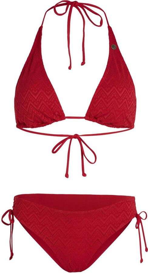 O'Neill voorgevormde triangel bikini set O'Riginals Crochet rood - Foto 3