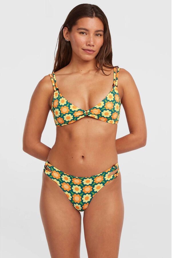 O'Neill voorgevormde triangel bikini set O'Riginals groen oranje - Foto 2