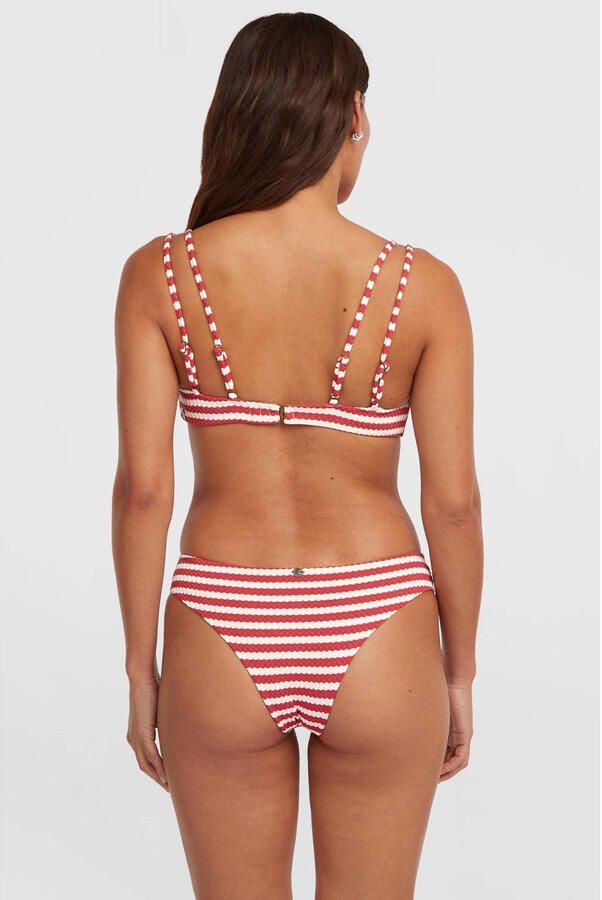O'Neill voorgevormde triangel bikini set O'Riginals rood wit - Foto 3
