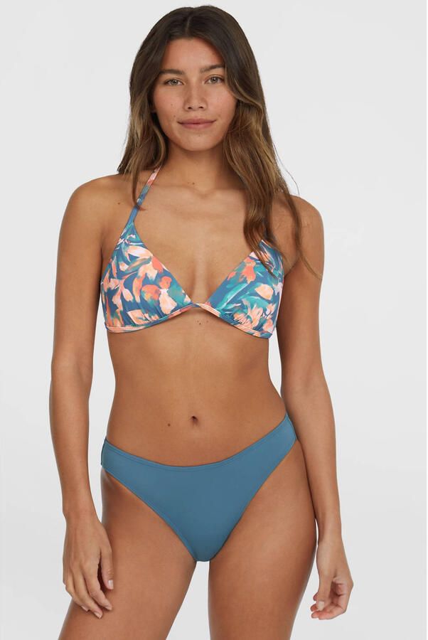 O'Neill voorgevormde triangel bikinitop Sao blauw multi
