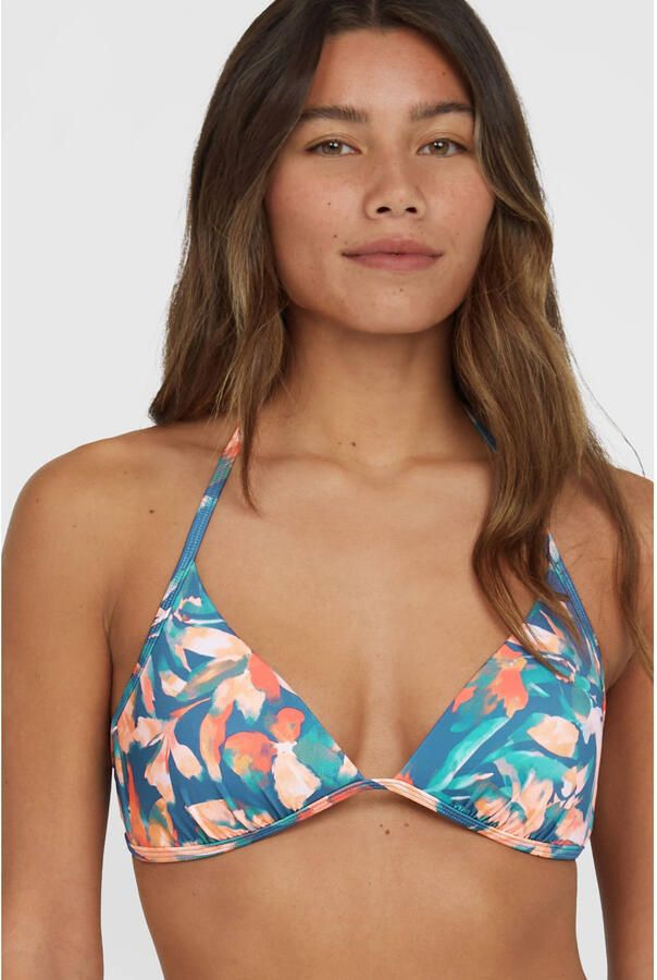 O'Neill voorgevormde triangel bikinitop Sao blauw multi - Foto 2