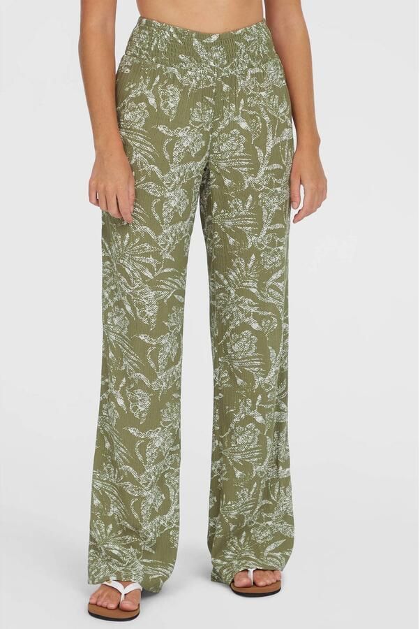 O'Neill wide leg high waist broek groen