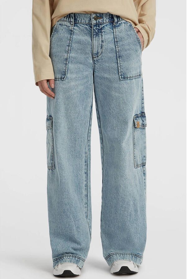 O'Neill wide leg jeans medium blue denim