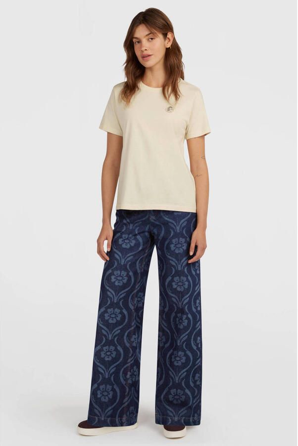 O'Neill wide leg jeans met print donkerblauw - Foto 2