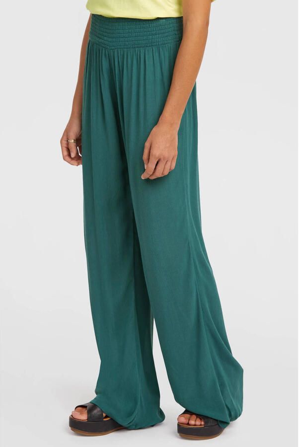 O'Neill wide leg regular waist capri groen