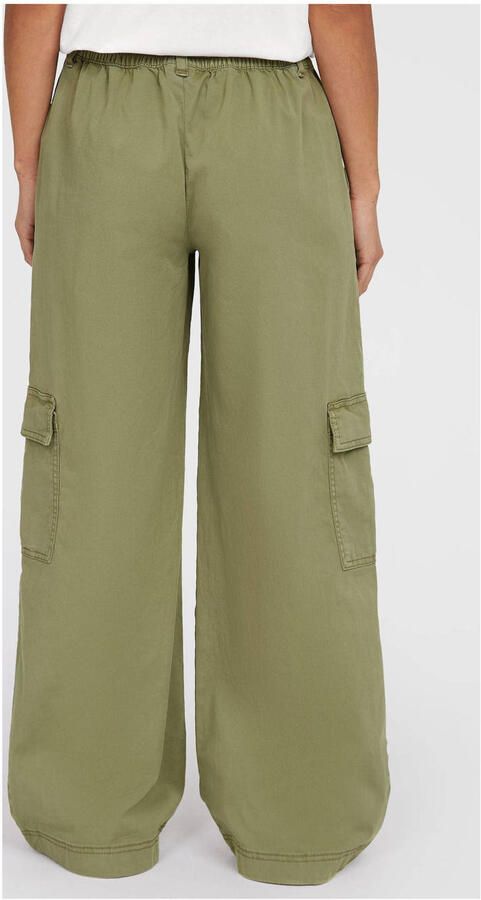O'Neill wide leg regular waist cargo broek kaki - Foto 3