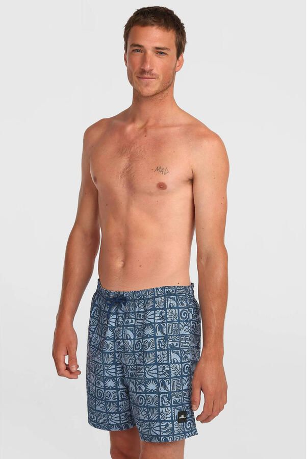 O'Neill zwemshort Print 16' blauw donkerblauw