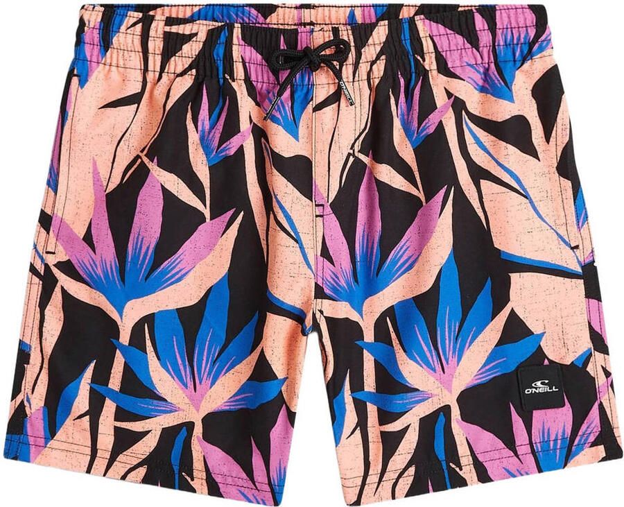 O'Neill zwemshort zwart roze blauw
