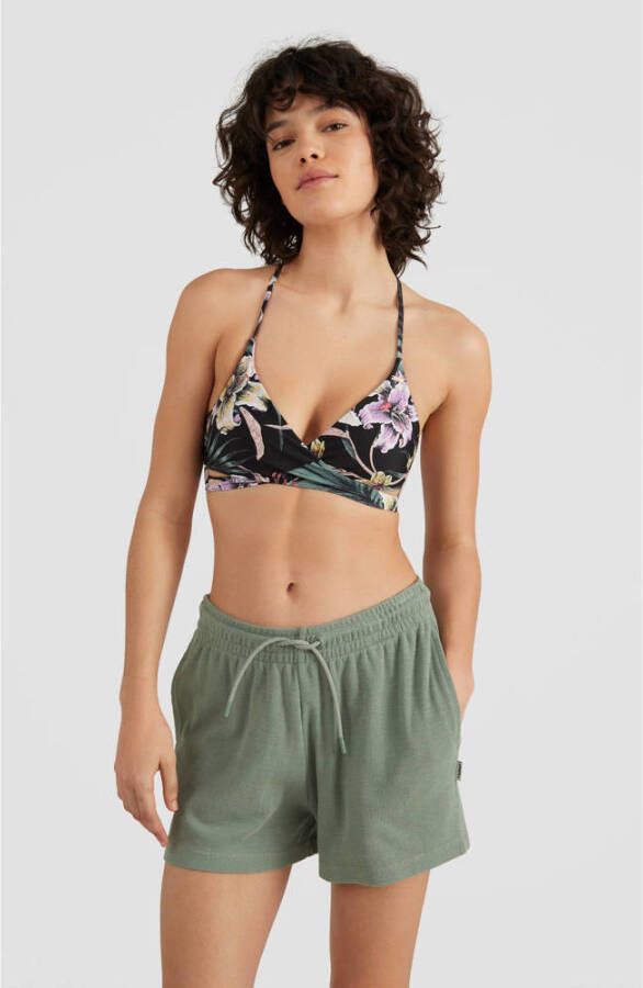 O'Neill overslag triangel bikinitop Baay zwart roze