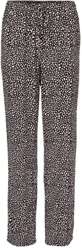 O'Neill straight fit broek met all over print zwart wit
