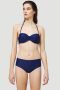 O'Neill voorgevormde strapless bandeau bikini Havaa donkerblauw - Thumbnail 1