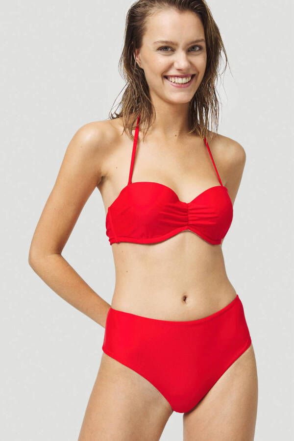 O'Neill voorgevormde strapless bandeau bikini Havaa rood
