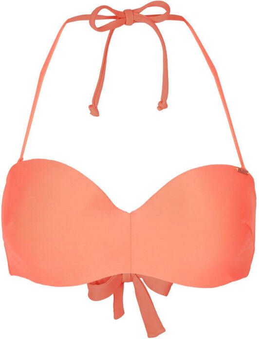 O'Neill strapless bandeau bikinitop Havaa zalmroze