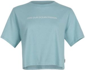 O'Neill T-shirt met backprint lichtblauw