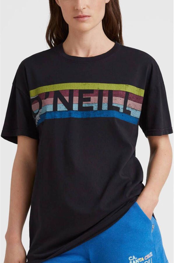 O'Neill T-shirt met logo zwart