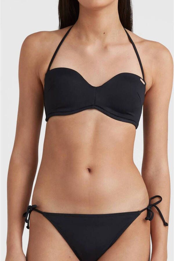 O'Neill voorgevormde strapless bandeau bikinitop Havaa zwart
