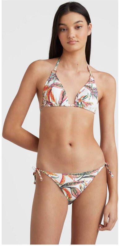 O'Neill voorgevormde triangel bikini Capri Bondey wit geel groen