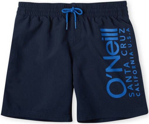 O'Neill zwemshort Cali donkerblauw Jongens Polyester Logo 152