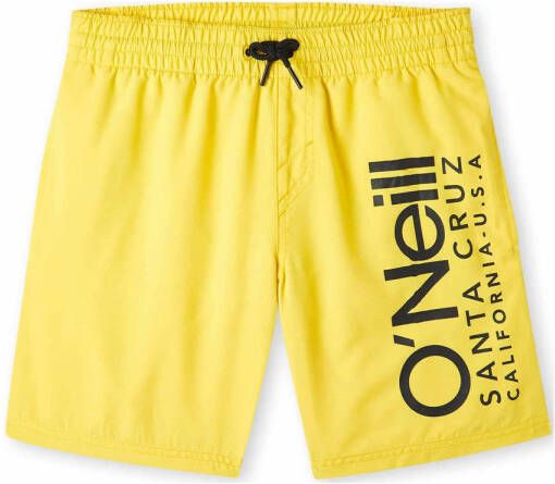 O'Neill zwemshort met logo geel Jongens Gerecycled polyester Effen 128