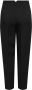 ONLY high waist regular fit pantalon van gerecycled polyester zwart - Thumbnail 1
