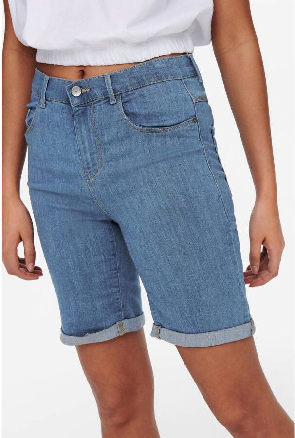 Only Korte jeans met vaste omslag aan de pijpen model 'RAIN'