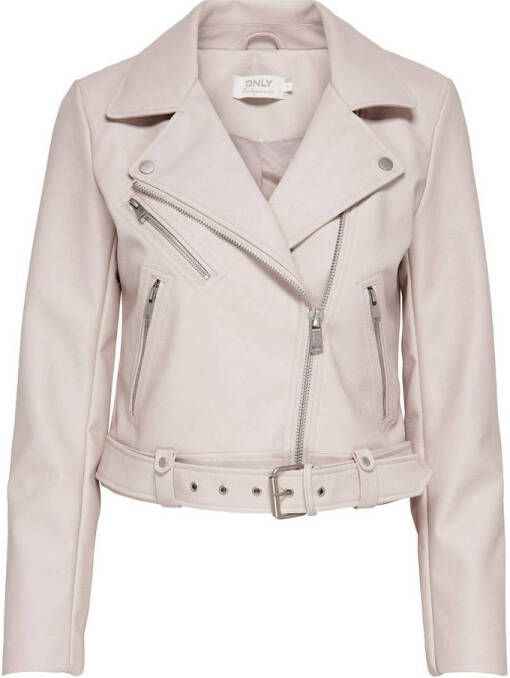 Only Onlvera faux lederen motorrijder CC OTW 15232135 Wit Dames