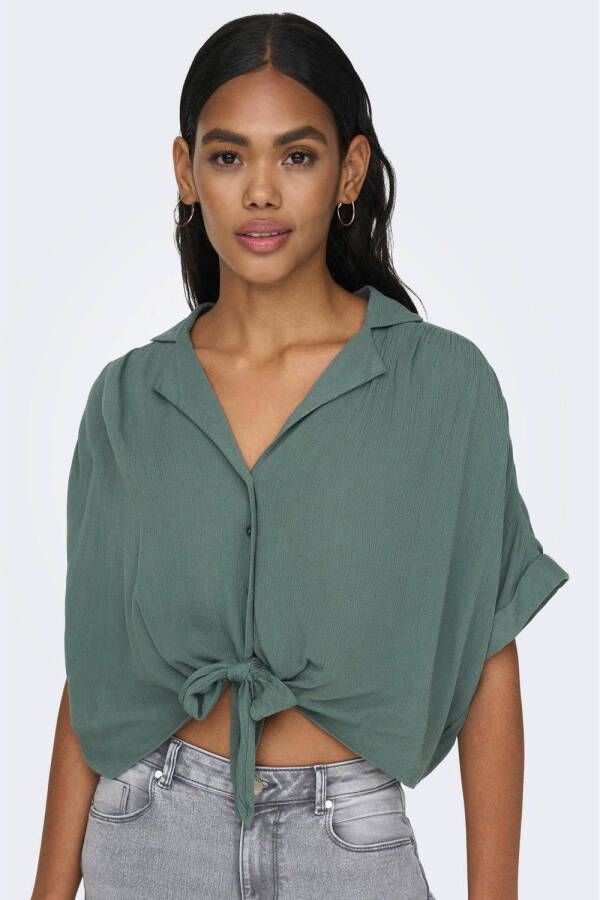 ONLY blouse ONLPAULA groen