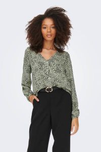 Only Blouse met lange mouwen ONLSONJA LIFE L S BUTTON TOP
