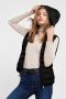Only Tahoe Hooded Waistcoat Lente Zomer Collectie Black Dames - Thumbnail 1