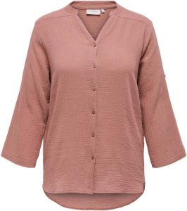 ONLY CARMAKOMA Lange blouse CARTHEIS 3 4 LONG SHIRT WVN