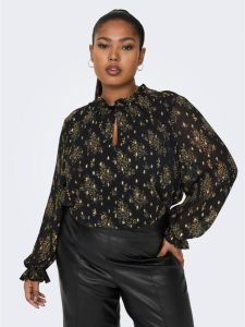 ONLY CARMAKOMA PLUS SIZE blouse met all-over motief model 'CARMIYA'