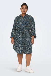 ONLY CARMAKOMA PLUS SIZE blousejurk met all-over motief model 'CARLOLLILISE'