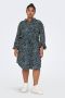 ONLY CARMAKOMA PLUS SIZE blousejurk met all-over motief model 'CARLOLLILISE' - Thumbnail 1